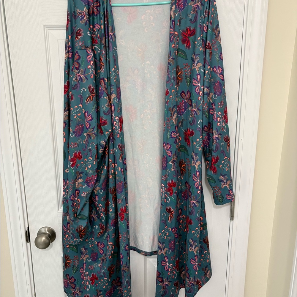 Floral Open Front Kimono